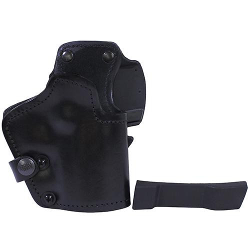 Frontline 3 Layer Synthetic Leather Belt Holster 1911 Colt Commander with 4" Barre, Black, Right Hand