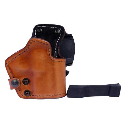 Frontline 3 Layer Synthetic Leather Belt Holster Springfield XD with 3" Barrel, Brown, Right Hand