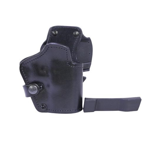 Frontline 3 Layer Synthetic Leather Belt Holster Glock 30, Black, Right Hand