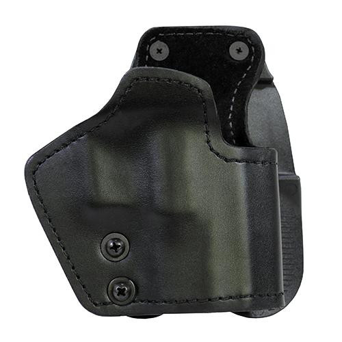 Frontline 3 Layer Synthetic Leather Paddle Holster Sprngfld XD with 3" Barrel, Black, Right Hand