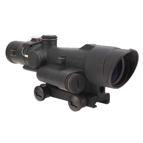 Trijicon ACOG 3.5x35 LED Illuminated Scope Green, .223 Crosshair Reticle with TA51 Mount, Black