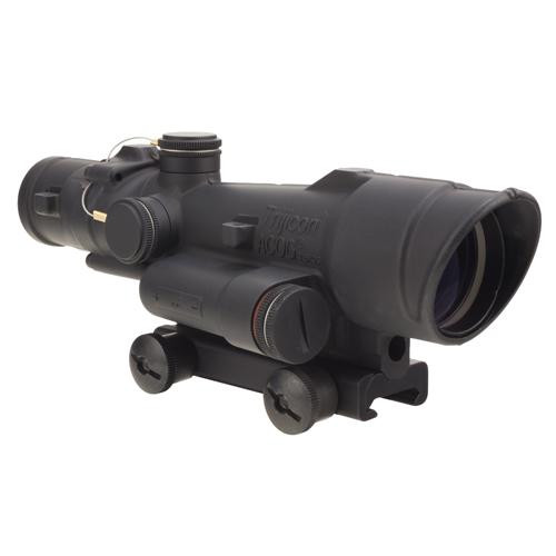 Trijicon ACOG 3.5x35 LED Illuminated Scope Red, .308 Chevron Reticle with TA51 Mount, Black