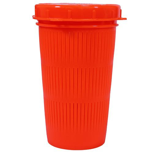 Scotty Vented Crab Diner Bait Jar 1 Liter, Red