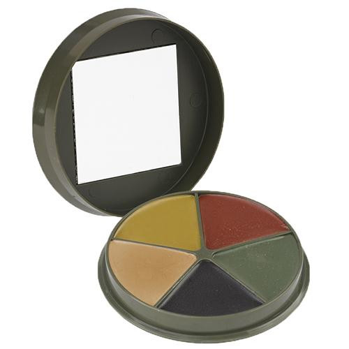 Proforce Equipment 5 Color Camo Cream, Compact with Mirror