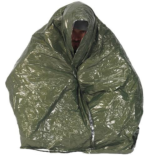 Proforce Equipment Emergency Survival Blanket, Olive/Silver