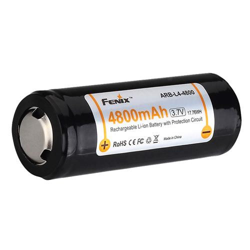 Fenix Flashlights Li-Ion Rechargeable Battery 26650 (3.7V) 4800 mAh