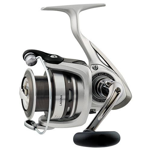 Daiwa Laguna 5BI Spinning Reel 2500, 5.3:1 Gear Ratio, 6 Bearings, 31.1" Retrieve Rate, 8.80 lb Max Drag, Boxed