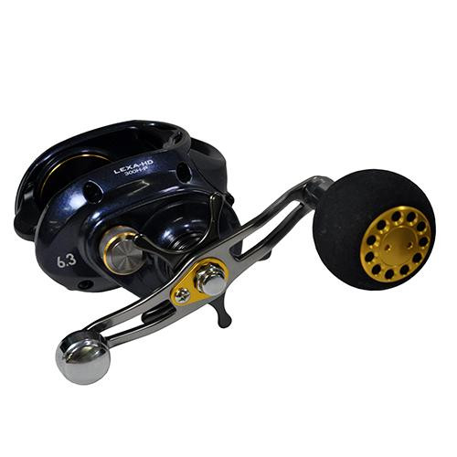 Daiwa Lexa 300 Type HD Baitcasting Reel, 6.3:1 Gear Ratio, 22 lb Max Drag, RH