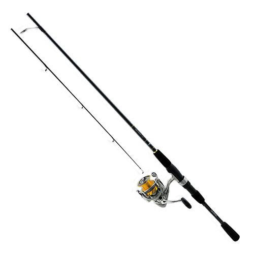 Daiwa Revros Freshwater Spinning Combo 4RB+1RB Bearings, 66 Length, 2 Piece Rod, Light Power