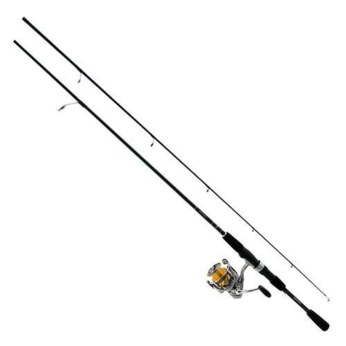 Daiwa Revros Freshwater Spinning Combo 4RB+1RB Bearings, 66 Length, 2 Piece Rod, Medium/Light Power