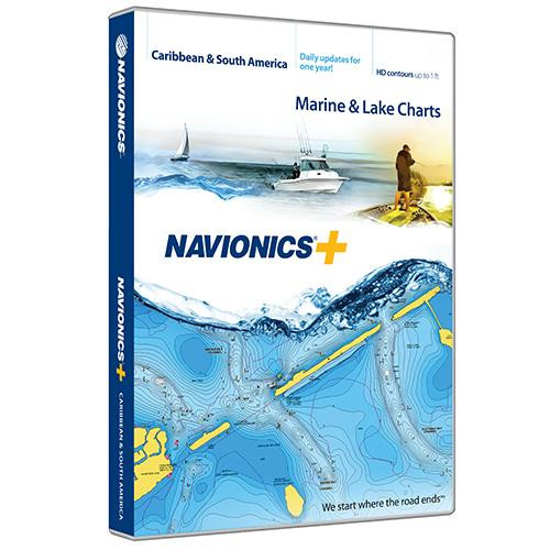 Navionics Plus Chart Plotter Caribbean and South America
