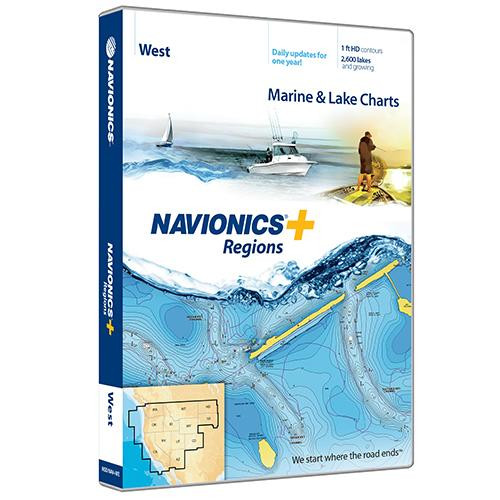 Navionics Plus Chart Plotter West