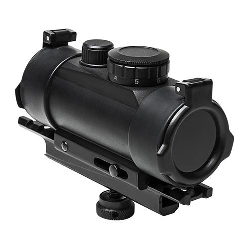 NcStar AR Carry Handle and 30mm Red Dot Optic, Black