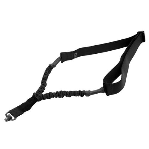 Leapers Inc. UTG Next Gen. Single Point Bungee Sling, Black, QD Swivel