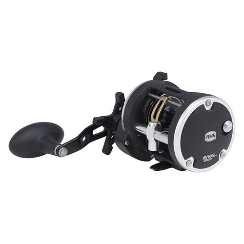 Penn Rival Level Wind Conventional Reel 20, 5.1:1 Gear Ratio, 2 Bearings, 29" Retrieve Rate, Right Hand, Boxed