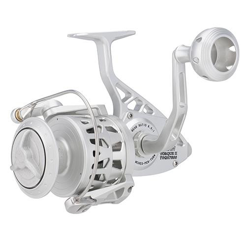 Penn Torque II Spinning Rod 5500S, 5.5:1 Ratio, 38" Retr. Rate, 40lb Max Drag, Ambi