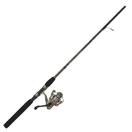 Shakespeare Ugly Stik Camo Spinning Combo 30 Reel Size, 2 Bearings, 66 2pc Rod, 6-15 lb Line Rating, Medium Power