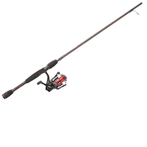Abu Garcia Black Max Spinning Combo 30, 5.1:1 Gear Ratio, 66 Length, 2 Piece Rod, 6-12 lb Line Rate, Medium Power