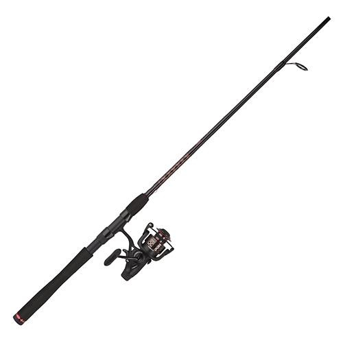 Penn Fierce II Live Liner Spinning Combo 2500, 6.2:1 Gear Ratio, 7 1pc Rod, 6-12 lb Line Rate, Medium/Light Power