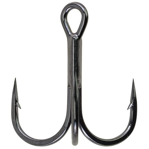 Berkley Fusion19 Treble 1x Hooks Size 1/0 Hook, Black Nickel, Per 6