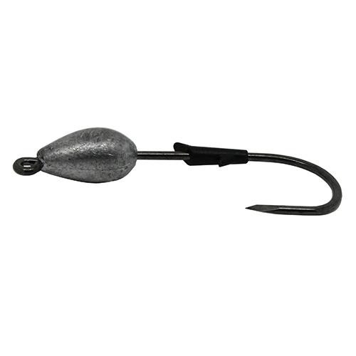 Eagle Claw TroKar Swimbait Head 5/16 oz, Black Chrome Hook, Lead