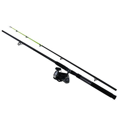 Zebco  Quantum Big Cat Spinning Combo 5.0:1 Gear Ratio, 10 Length, 2pc Rod, 10-30 lb Line Rate, 1/4-3/4 oz Lure Rate