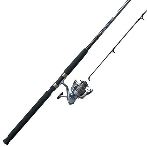 Zebco  Quantum Blue Runner Spinning Combo 4.1:1 Gear Ratio, 12 Length, 2pc, 15-40 lb Line Rate, Fast Action, Ambidextrous