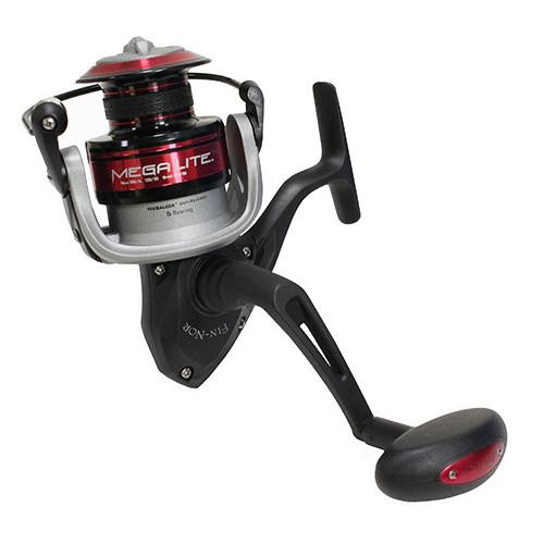 Zebco / Quantum Mega Lite Spinning Reel Size 60, 4.3:1 Gear Ratio, 37" Retrieve Rate, 23 lb Max Drasg, Left Hand, Clam | MLS60,,CP3 | 032784620518 Zebco / Quantum Mega Lite Spinning Reel Size 60, 4.3:1 Gear Ratio, 37" Retrieve Rate, 23 lb Max Drasg, Left Hand, Clam | MLS60,,CP3 | 032784620518
