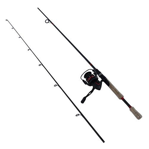 Zebco  Quantum Throttle Spinning Combo Size 40, 5.3:1 Gear Ratio, 66 2pc Rod, Medium Power