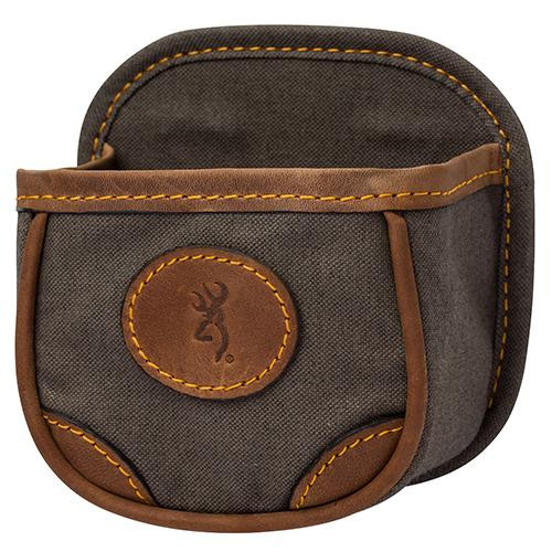Browning Lona Canvas/Leather Shell Box Carrier, Flint