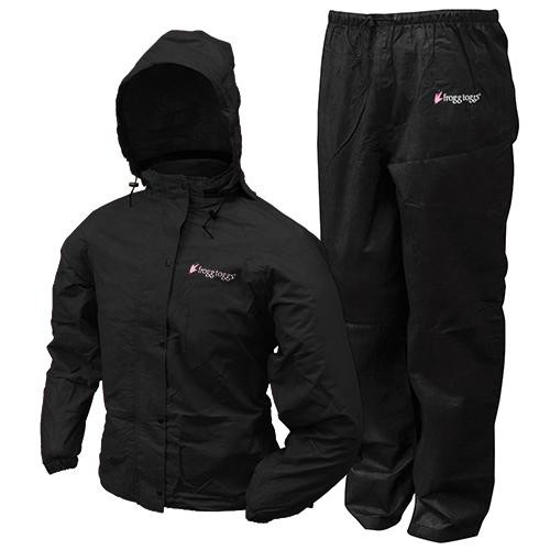 Frogg Toggs Women's All-Purpose Suits Black, Small
