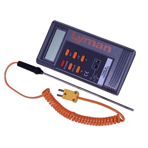 Lyman Digital Lead Thermometer 6" K-Type Thermocouple,  Fahrenheit/Celsius,