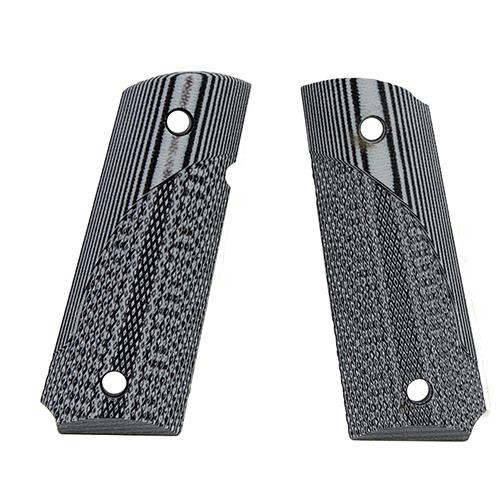 Pachmayr G-10 Tactical Pistol Grips 1911 Officer, Gray/Black, Fine