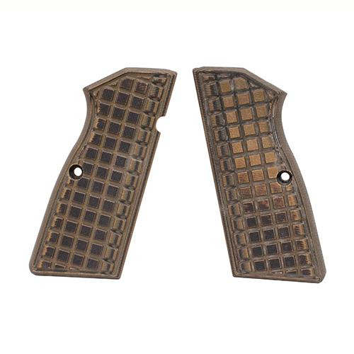 Pachmayr G-10 Tactical Pistol Grips Browning Hi Power G10, Grappler, Green/Black