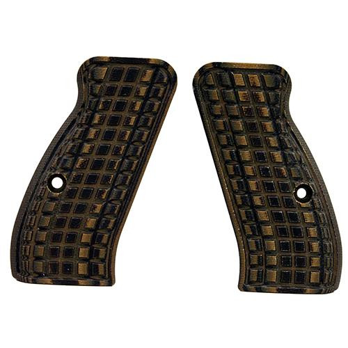 Pachmayr G-10 Tactical Pistol Grips CZ 75 Compact, Green/Black, Grappler