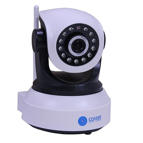 Covert Scouting Cameras GI IP 720P HD, Two Way Audio, 355 Degrees, 120 Tilt Degrees, White
