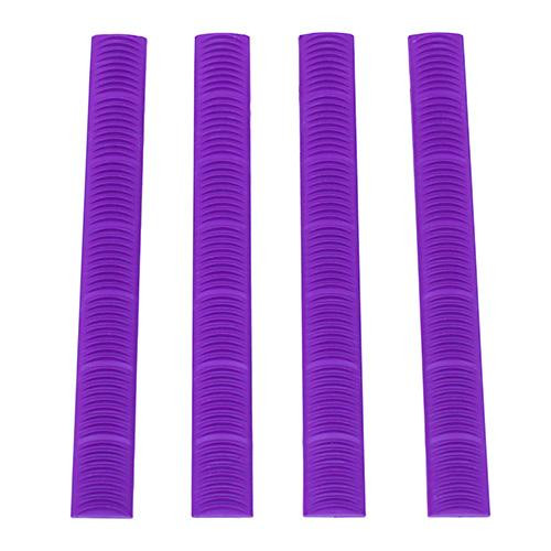 Ergo KeyMod Wedge Lok Rail Covers Purple, Per 4
