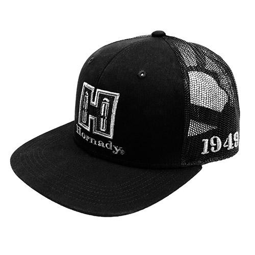 Hornady Cap Black Mesh Flat Bill Snapback