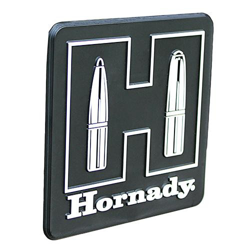 Hornady Hitch Cover 2" Hitch, Snap Clips, Plastic, Black/White