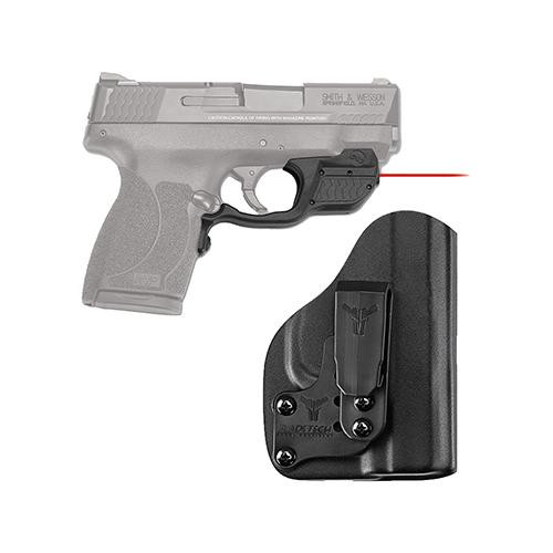 Crimson Trace Laserguard Smith & Wesson M&P 45 Shield, Red Laser with Blade Tech Holster, Boxed