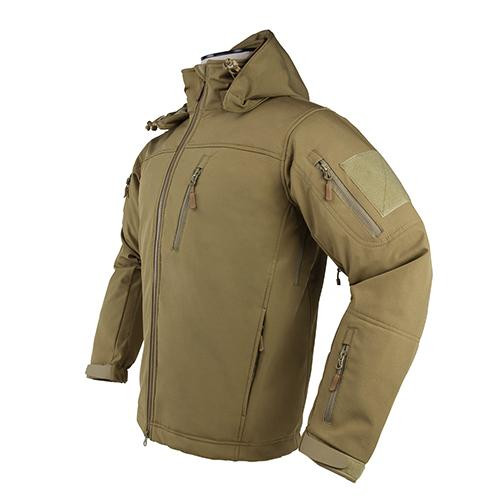 NcStar Trekker Jacket Large,  Tan, Polyester Outside, Micro Fleece Inside
