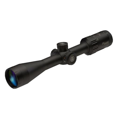 Sig Sauer Whiskey3 SFP Hunting Riflescope 4-12x50mm, 1" Main Tube, Hellfire Quad Reticle, Matte Black