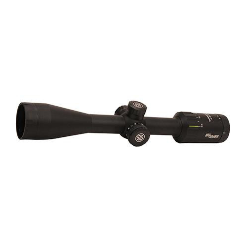 Sig Sauer Whiskey3 SFP Hunting Riflescope 3-9x40mmmm, 1" Main Tube, HellFire Quad Plex, Matte Black