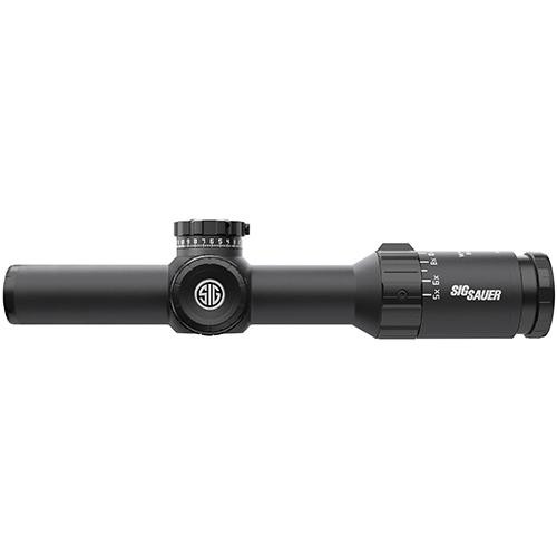 Sig Sauer Whiskey5 SFP Hunting Riflescope 1-5x24mm, 30mm Main Tube, HellFire CirclePlex Illuminated Reticle, Matte Black