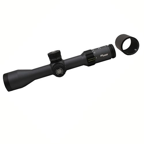 Sig Sauer Tango6 Riflescope 4-24x50mm, 34mm Tube, DEV-L MOA Milling Reticle, Graphite