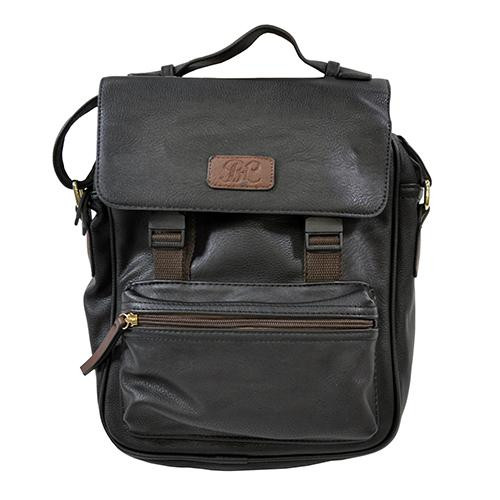 Bulldog Cases Urban Satchel with Tablet Storage Holster Black/Brown
