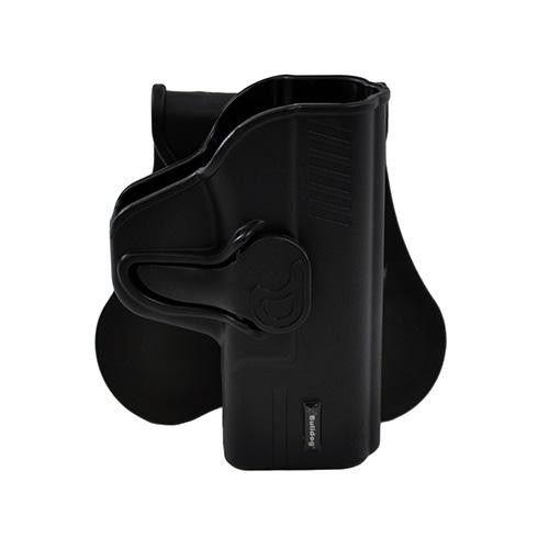 Bulldog Cases Rapid Release Polymer Holster Smith & Wesson M&P Compact, Right Hand, Black