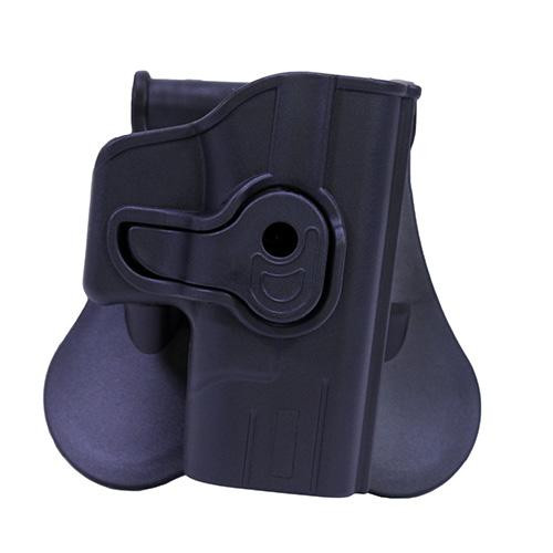 Bulldog Cases Rapid Release Polymer Holster Glock 43, Black, Right Hand