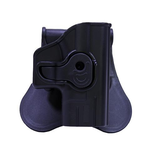 Bulldog Cases Rapid Release Polymer Holster Glock 42, Black, Right Hand