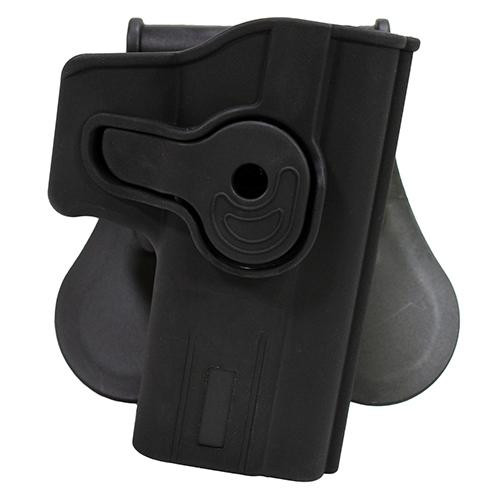 Bulldog Cases Rapid Release Polymer Holster Springfield XD 45, Black, Right Hand